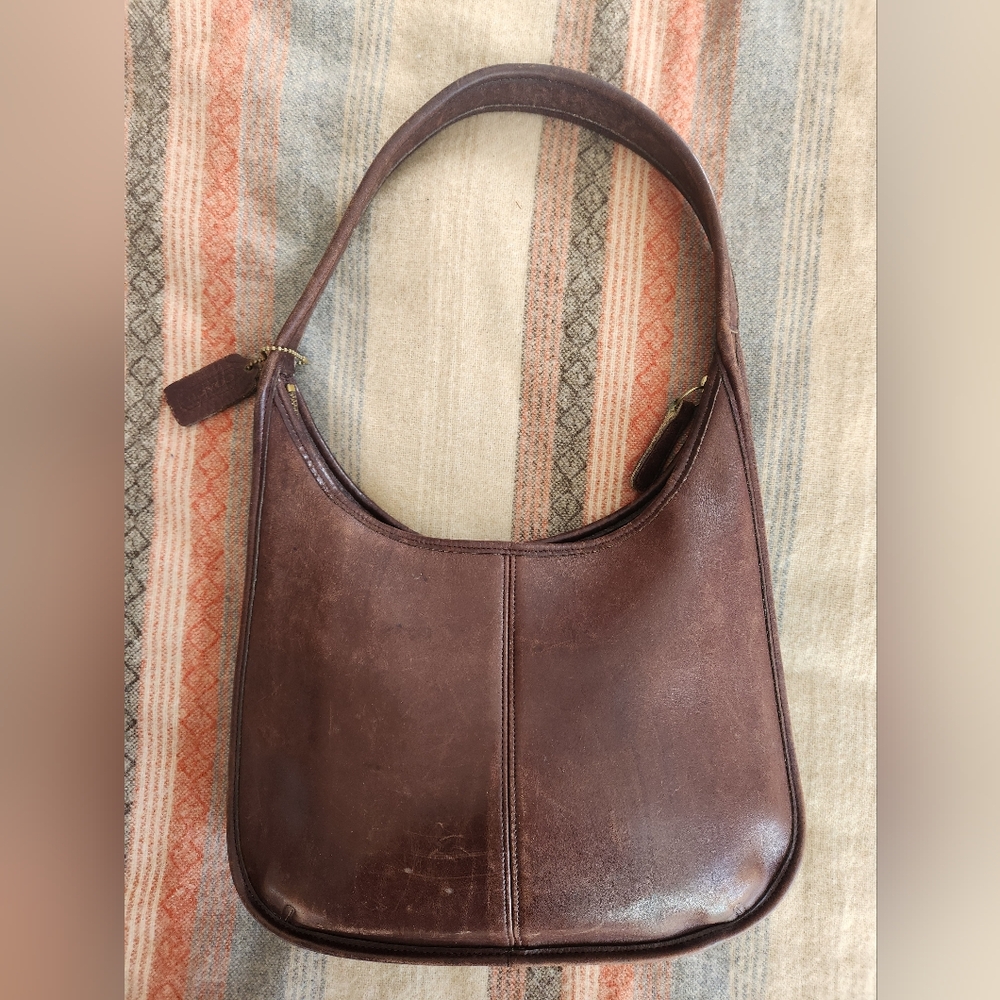 Coach 9025 leather vintage cowhide 1998 ergo bag